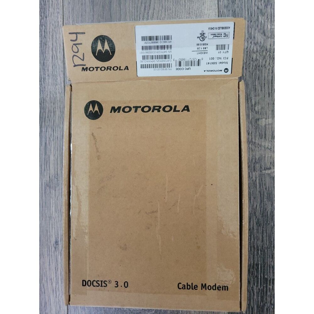 Motorola SB6141 DOCSIS 3.0 Cable Modem
